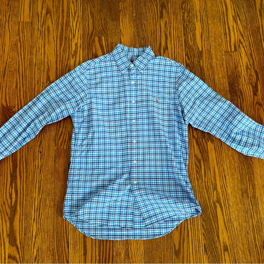 CLASSIC FIT OXFORD POLO BUTTON UP